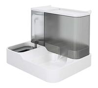 Xbsduih Comedero automático para animales domésticos, juego 2 en 1 para y agua, fuente automática y dispensador de