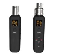 Xbsduih Convertidor para micrófono inalámbrico Uhf Receptor Transmisor XLR para Micrófono Adaptador Receptor Transmisor para Guitarra Fácil Instalación Fácil de Usar 640-690MHz