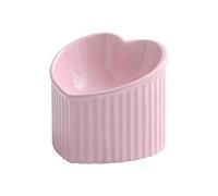 Xbsduih Cuencos para gatos elevados de cerámica, cuencos para o agua elevados inclinados, estrés, prevención del reflujo, lavables en microondas, 14 x 14 x 12 cm C