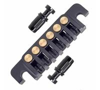 Xbsduih Guitarra eléctrica LP -6 Puente Chasis Stop Rod 70S Puente Cordal Cuerda Código LP/SG/ES/Fácil de Usar Negro