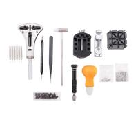 Xbsduih Juego de herramientas para barra de un muelle para reparación de relojes de 153 piezas, sustitución de la batería, juego de herramientas un perno para correa de reloj, Fotos a todo color