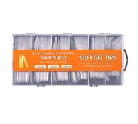 Xbsduih Los para uñas de punta súper larga de 240 piezas son adecuados para bailar en vacaciones para hacerte más