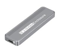 Xbsduih M.2 NVMe HDD Carcasa de aleación de aluminio Multifuncional USB3.2 GEN2x2 20Gbps de alta velocidad de transferencia HDD Enclosure