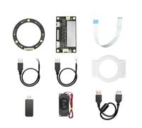 Xbsduih Módulo Array Ad para Micrófono para Campo Ros Tarjeta de Voz de 6 Micrófonos Colocación A 6 Micrófonos Navegación Una Fácil Instalación