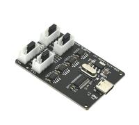 Xbsduih Módulo USB A Ttl CH340 HUB Type-C Interfaz 4 Canales Four Solo Ttl