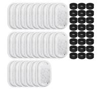 Xbsduih Paquete de 48 filtros para fuentes para gatos, filtros de repuesto para fuentes de gatos para mascotas con flujo de agua ajustable