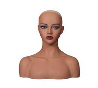 Xbsduih Pelucas de exhibición de la cabeza de la joyería de la cabeza del molde cabeza de maniquí en plástico para