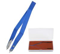 Xbsduih Pinzas de barra de resorte para relojes tipo 7825 V en acero inoxidable para reparación de relojes, turquesa