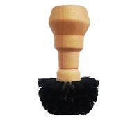 Xbsduih Portafiltro apto para cafetera de 58 mm, para limpieza del cuenco del polvo de café con mango de madera, duradero