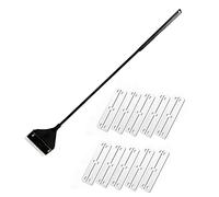 Xbsduih Rascador de algas para acuario limpiador de acuario mantenimiento raspador para cristales con 10 cuchillas