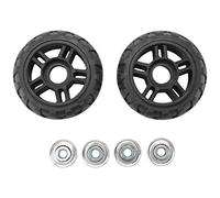 Xbsduih Ruedas para Maletas 1 Par de Maletas Reemplazo Piezas de Repuesto Accesorios Ruedas Reparación Deluxe Ruedas para Herramientas de Reparación Deluxe