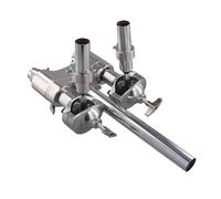 Xbsduih Soporte de Abrazadera de Montaje para Batería Soporte de Soporte de Batería Soporte de Herramienta de Percusión para Batería Accesorio de Reemplazo