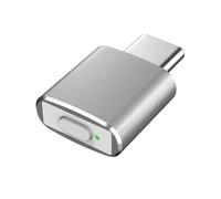 Xbsduih Tipo C Mover Jiggler Ratón Indetectable Mover Automático 3 Modos Jiggle Driver Mantenga El Dispositivo para PC Portátil