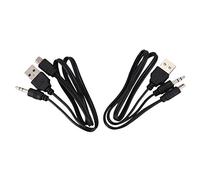 Xbsduih USB 2.0 en Mini A 3,5 mm Jack audio conector de datos 45 cm 2 uds