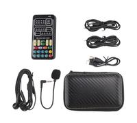 Xbsduih Voice Changer Micrófono de mano de voz con efectos sonoros multifunción para teléfono//Switch (i9)