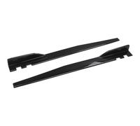 XBSGWYAZGK Faldones Laterales del Coche para Mazda 3 Hatchback 2012-2017 2018 2019 2020 2021 2022 2023 2024, Alda Lateral de Coche Divisor Labio Difusor,Bright Black