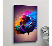 XBTYKPB Póster de lienzo, arte mural de videojuegos de grafiti, pinturas en lienzo para dormitorio, sala de estar, pasillo, decoración de pared, 60 x 90 cm, sin marco