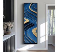 XBTYKPB Pósteres abstractos largos, pinturas de paisajes, lienzos verticales de gran tamaño, decoración del hogar, cuadros de textura estrecha, alta y delgada (65 x 195 cm/sin marco)