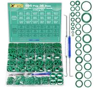 XBVV 595 piezas métricas y SAE aire acondicionado kit de juntas tóricas para automoción A/C, compresor y grifo profesional sellado juntas tóricas reparación con juntas tóricas