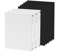 XBWW 3 paquetes de filtros de repuesto True HEPA compatibles con Fellowes AeraMax 290 300 DX95 purificador de aire, parte # 9287201 con 6 filtros de carbón activado