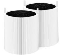 XBWW Paquete de 2 filtros de repuesto HEPA Blue Pure 511 compatibles con el purificador de aire Blueair Blue Pure 511, filtro de 2 etapas de H13 True HEPA y filtro de carbón activado