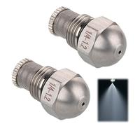 XC SJ 2 Pcs 1/4 bsp Boquillas De Pulverización Diámetro Boquilla De Niebla De Atomización Fina Ino Inoxidable Fina Para Refrigeración, Limpieza, Riego De Jardines (Diámetro del agujero: 1.2 mm)