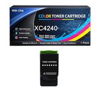 XC4240 Cartucho de tóner con Chip Compatible con Lexmark 24B7182 24B7183 24B7184 24B7185 de Alto Rendimiento, 9000 páginas, Funciona con impresoras XC2240 XC4240