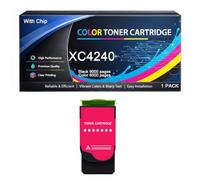 XC4240 Cartucho de tóner con Chip Compatible con Lexmark 24B7182 24B7183 24B7184 24B7185 de Alto Rendimiento, 9000 páginas, Funciona con impresoras XC2240 XC4240