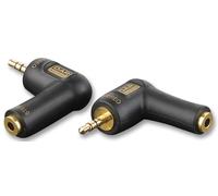 XCALIBER Adaptador Macho-Hembra Estéreo en Ángulo de 90° 3.5mm