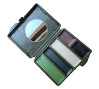 xCarn Color for Face - Camuflaje de caza Hacer, maquillaje al aire libre | 5 colores de agua -pintura de guerra repelente para el camuflaje de la cara supervivencia duradera entrenamiento militar