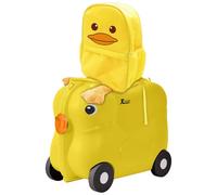 Xcase Set infantil de maleta correpasillos y mochila Pollito amarillo