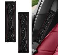 XCAXQGIBL 2 Piezas Cuscino Cintura Sicurezza, para VW UP e-UP e-UP AB Bj.2020-2025 Seat Belt Padding Accesorios Coche para Protección de Cuello y Hombros,A