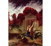 XcBAIHOUD Famoso Abstracto Cuadro Pinturas Murales Orfeo Alla Tomba Di Euridice Di Gustave Moreau para la Decoración del Hogar de la Oficina 60x90cm
