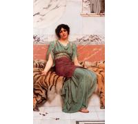XcBAIHOUD Famoso Abstracto Cuadro Pinturas Murales Sogni d'oro di John William Godward para la Decoración del Hogar de la Oficina 60x90cm