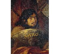 XcBAIHOUD Famoso Figura Pintura Famosos Cuadros Autoritratto del pittore Particolare della battaglia tra cristiani e turchi di Salvator Rosa para la Decoración del Hogar de la Oficina 60x90cm