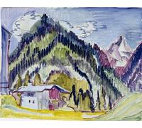 XcBAIHOUD Famoso Figura Pintura Famosos Cuadros Blu in un cappello di paglia di Ernst Ludwig Kirchner para la Decoración del Hogar de la Oficina 60x90cm