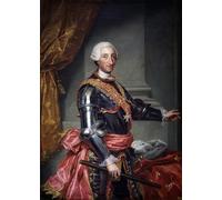 XcBAIHOUD Famoso Figura Pintura Famosos Cuadros Carlo III di Spagna di Anton Raphael Mengs para la Decoración del Hogar de la Oficina 60x90cm