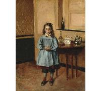 XcBAIHOUD Famoso Figura Pintura Famosos Cuadros Il gatto di Camille Jacob Pissarro para la Decoración del Hogar de la Oficina 60x90cm