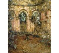 XcBAIHOUD Famoso Figura Pintura Famosos Cuadros il Parco del Castello di Henri Eugene Augustin Le Sidaner para la Decoración del Hogar de la Oficina 60x90cm