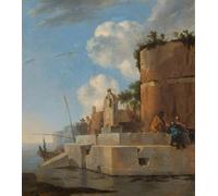 XcBAIHOUD Famoso Figura Pintura Famosos Cuadros L'imperatore Carlo V e Cosimo I De Medici a Porta Camollia di Jan Van Der Straet para la Decoración del Hogar de la Oficina 60x90cm