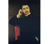 XcBAIHOUD Famoso Figura Pintura Famosos Cuadros Ritratto di Marcel Proust di Jacques Emile Blanche para la Decoración del Hogar de la Oficina 60x90cm