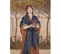 XcBAIHOUD Famoso Figura Pintura Famosos Cuadros Sacerdotessa che offre papaveri di Simeon para la Decoración del Hogar de la Oficina 60x90cm