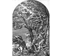 XcBAIHOUD Famoso Lienzo con Imagen Impresion Lienzo il Martirio di San Pietro Tiziano para la Decoración del Hogar de la Oficina 60x90cm