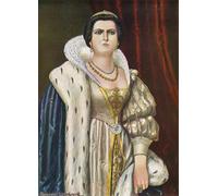 XcBAIHOUD Famoso Lienzo con Imagen Impresion Lienzo Lucrezia Borgia by Tancredi Scarpelli para la Decoración del Hogar de la Oficina 60x90cm