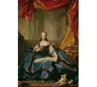 XcBAIHOUD Famoso Lienzo con Imagen Impresion Lienzo Madame Adelaide De France in abito da corte di Jean Marc Nattier para la Decoración del Hogar de la Oficina 60x90cm