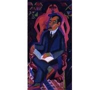 XcBAIHOUD Famoso Lienzo Imagen Lienzo Murales il mulino a vento a Moritzburg di Ernst Ludwig Kirchner para la Decoración del Hogar de la Oficina 60x90cm