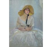 XcBAIHOUD Famoso Lienzo Imagen Lienzo Murales Ritratto di Raquel Meller di Joaquín Sorolla para la Decoración del Hogar de la Oficina 60x90cm