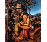 XcBAIHOUD Pinturas Famosas Abstracto Cuadro Pinturas Murales Cristo e il Samaritano di Lucas Cranach il Vecchio para Regalo 60x90cm