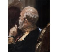 XcBAIHOUD Pinturas Famosas Abstracto Cuadro Pinturas Murales Ritratto del professor Nn Obruchev - Il'ya Repin para Regalo 60x90cm