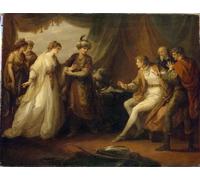 XcBAIHOUD Pinturas Famosas Figura Pintura Famosos Cuadros Eleonore Ressuscite di Angelica Kauffmann para Regalo 60x90cm